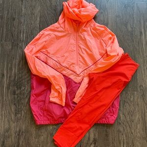 P tula leggings and Xersion wind breaker